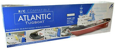 1/50 TugBoat Atlantic convert to RC 20210 Wooden/Plastic Model ship