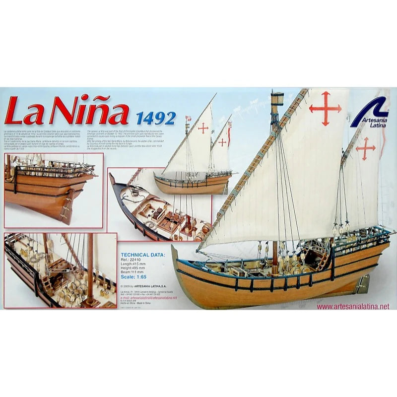 Artesania 22410 1/65 La Nina Wooden Ship Model