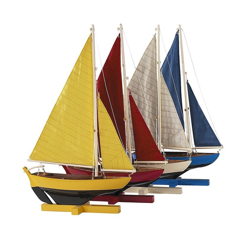 3D Sunset Sailers Set of 4
