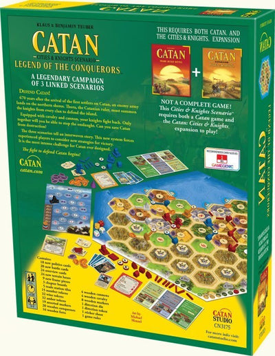 Catan Legend of the Conquerors  Cities and Knights Scenario