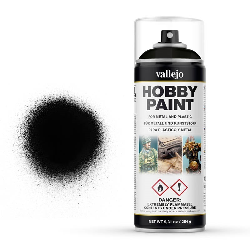 28012 Aerosol Black Primer 400ml Hobby Spray Paint