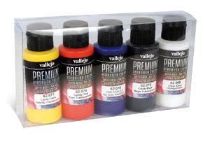 62104 Premium Colour Candy Colors 5 Colour Set Acrylic Airbrush Paint