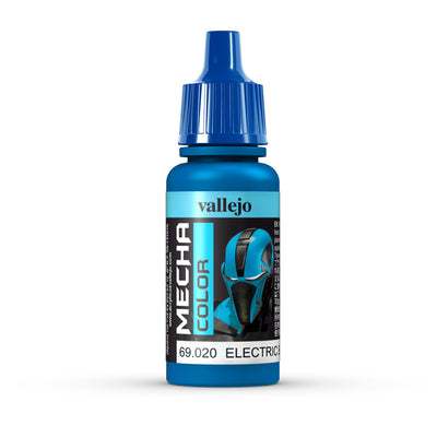 Vallejo - Vallejo 69020 Mecha Colour Electric Blue 17ml Acrylic Airbrush Paint
