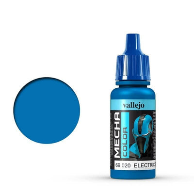 Vallejo - Vallejo 69020 Mecha Colour Electric Blue 17ml Acrylic Airbrush Paint