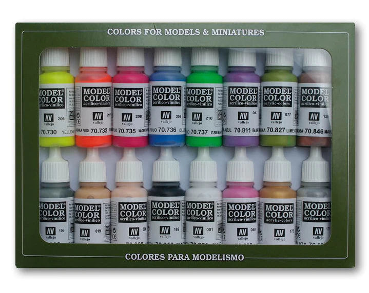 70112 Model Colour Wargame Special 16 Colour Acrylic Paint Set