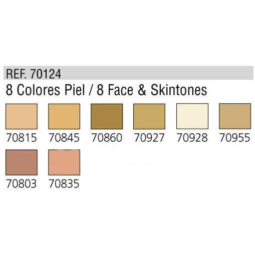 image2_70124 Model Colour Face and Skintones 8 Colour Acrylic Paint Set