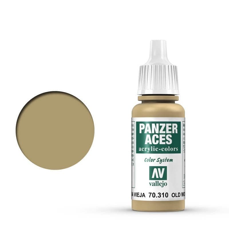 Vallejo - Vallejo 70310 Panzer Aces Weathered Wood 17 ml Acrylic Paint