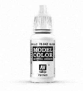 70842 Model Colour Gloss White 17 ml Acrylic Paint
