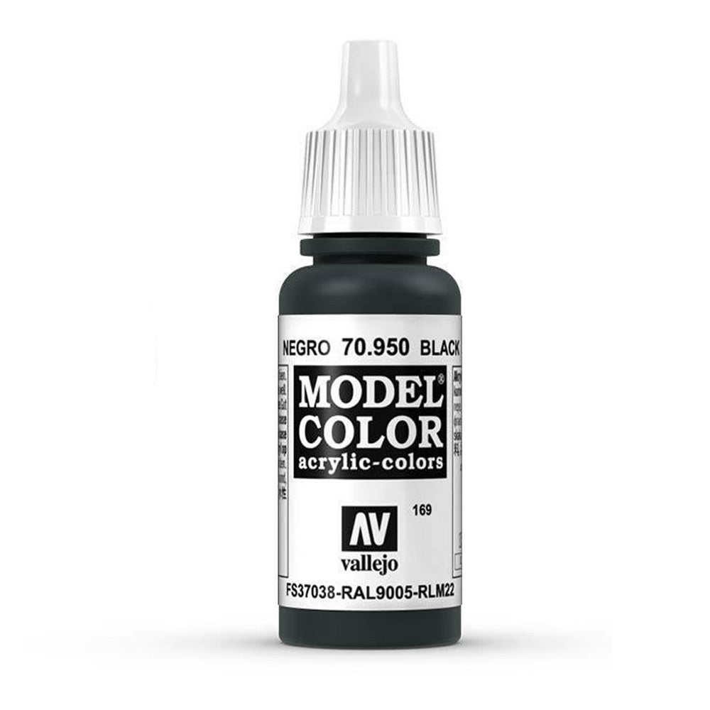 Vallejo - Vallejo 70950 Model Colour Black 17 ml Acrylic Paint