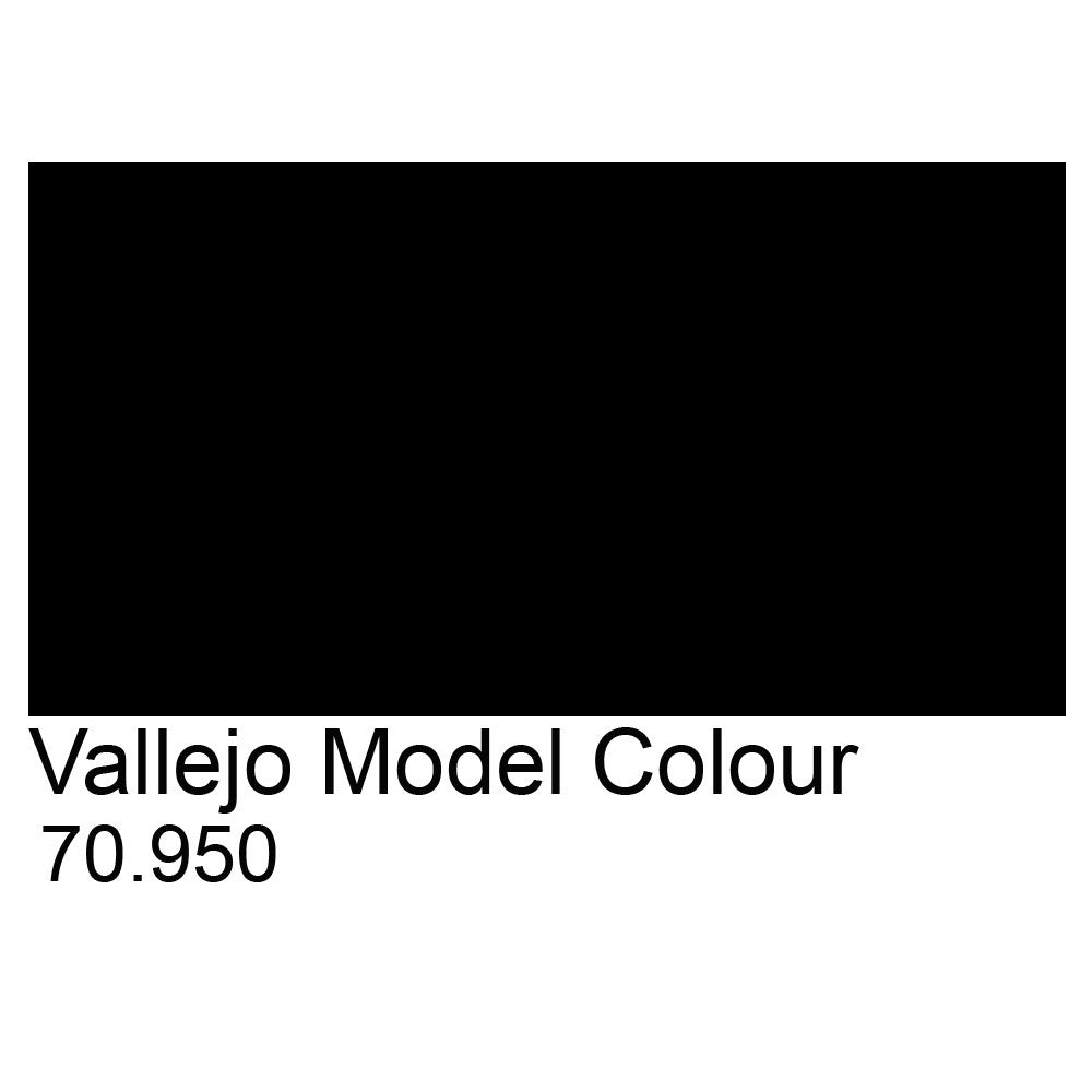 Vallejo - Vallejo 70950 Model Colour Black 17 ml Acrylic Paint