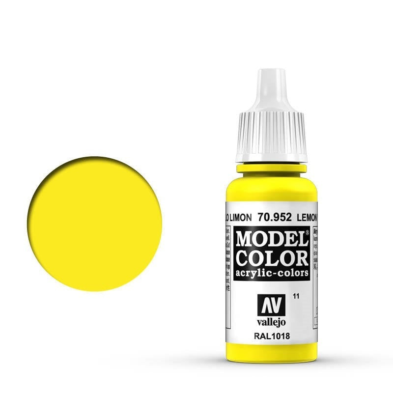 Vallejo - Vallejo 70952 Model Colour Lemon Yellow 17 ml Acrylic Paint
