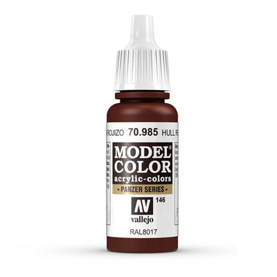 Vallejo - Vallejo 70985 Model Colour Hull Red 17 ml Acrylic Paint