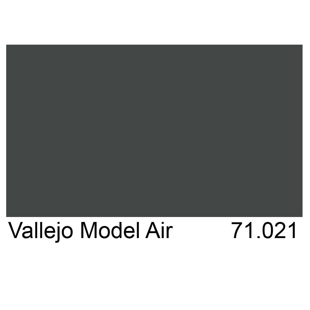 Vallejo - Vallejo 71021 Model Air Black Green RLM70 17 ml Acrylic Airbrush Paint
