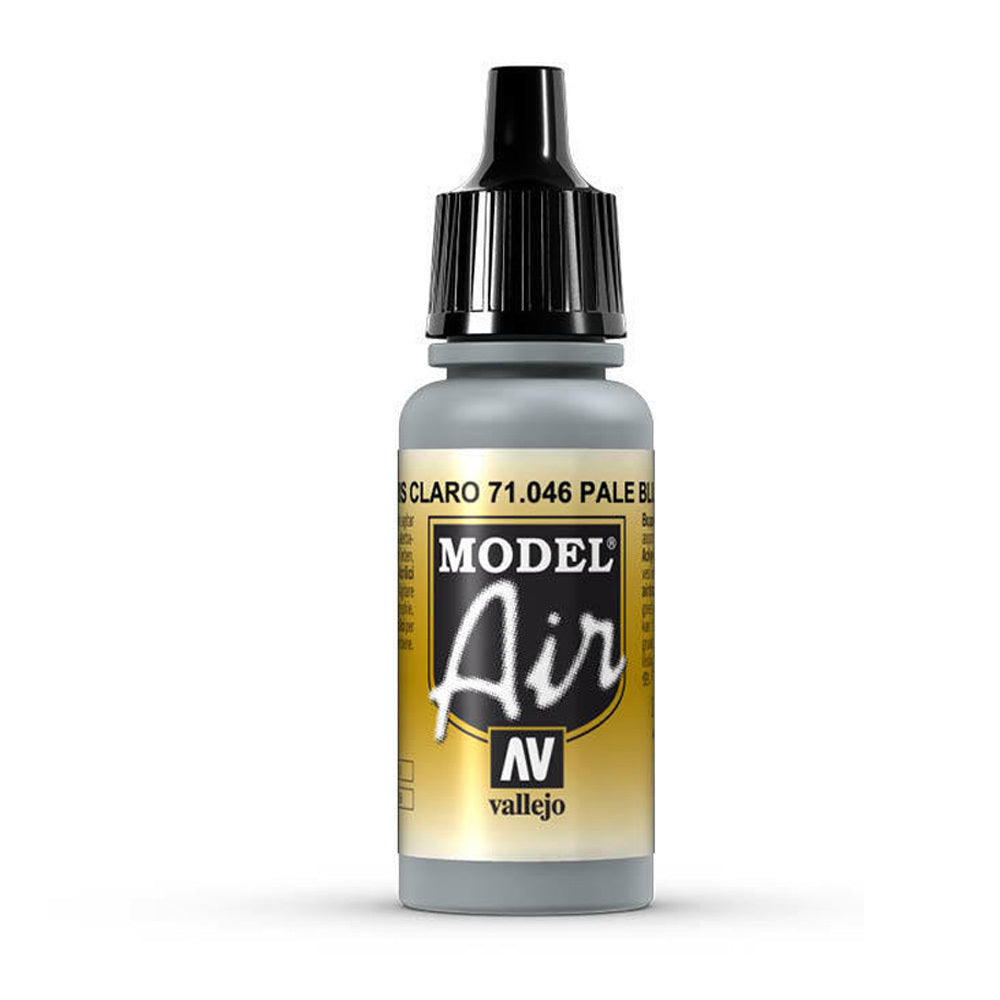 Vallejo - Vallejo 71046 Model Air Pale Blue Gray 17 ml Acrylic Airbrush Paint