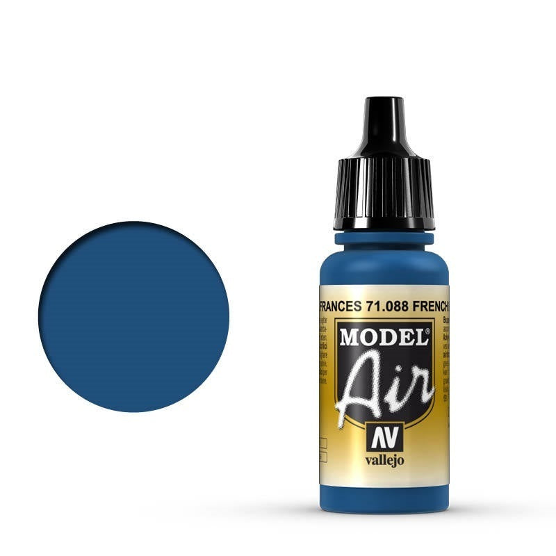 Vallejo - Vallejo 71088 Model Air French Blue 17 ml Acrylic Airbrush Paint