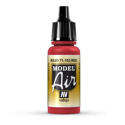 Vallejo - Vallejo 71102 Model Air Red 17 ml Acrylic Airbrush Paint