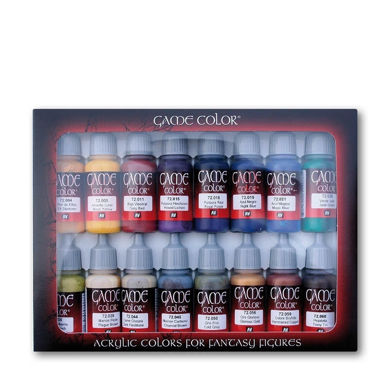 Vallejo - Vallejo 72298 Game Colour Advanced 16 Colour Set Acrylic Paint