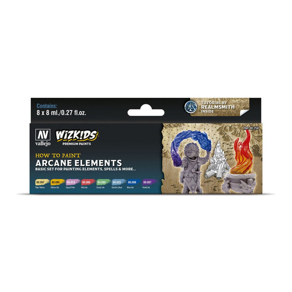 image1_Wizkids Premium Set: Arcane Elements Acrylic Paint Set 8 Colour Set