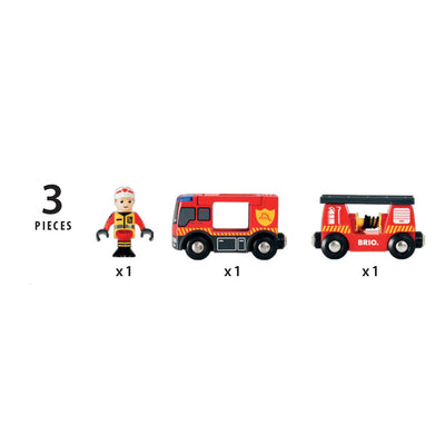 Emergency Fire Engine 3 pieces