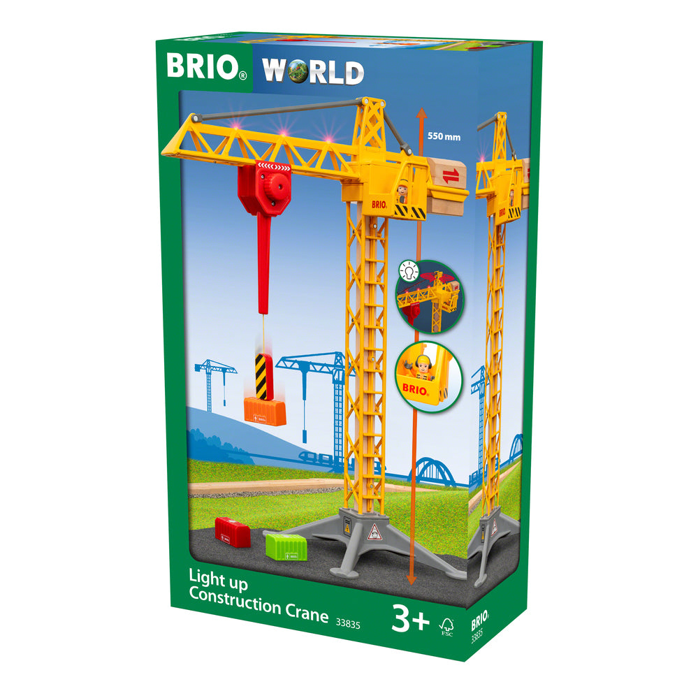 Construction Crane w Lights 5 pcs
