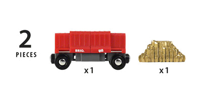 Gold Load Cargo Wagon 2 pcs
