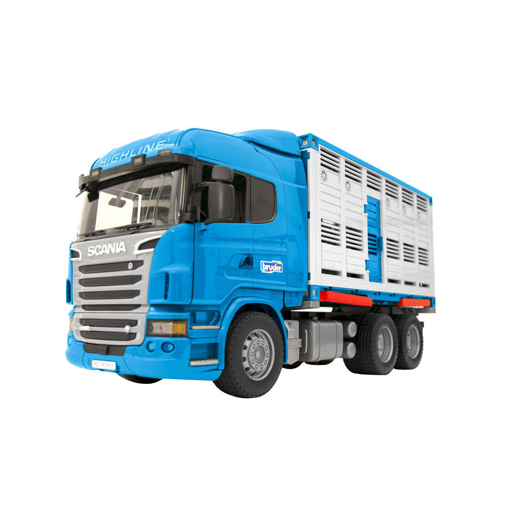 Bruder - 1:16 Scania R-Series Cattle Transportation Truck w/ Cow