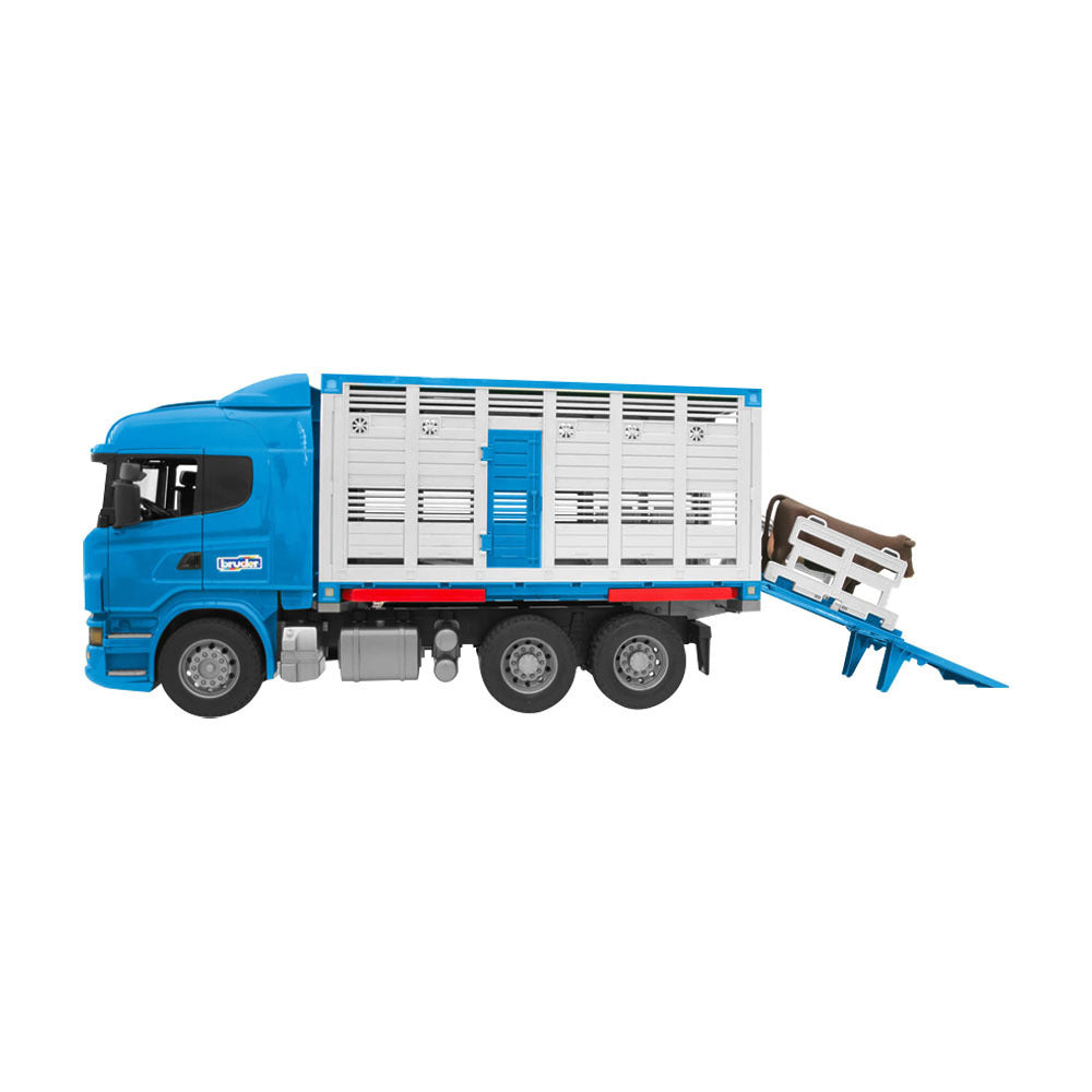 Bruder - 1:16 Scania R-Series Cattle Transportation Truck w/ Cow