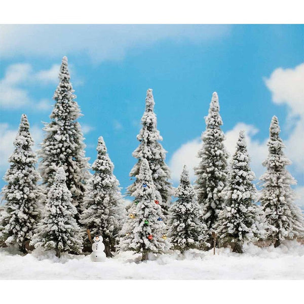 06465 10 Snow Pines 6cm13.5cmandAccessories
