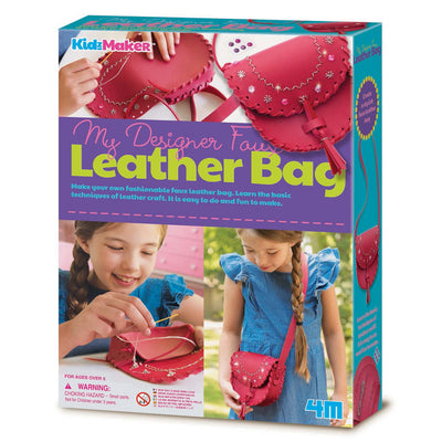 4M - KidzMaker: My Designer Faux Leather Bag