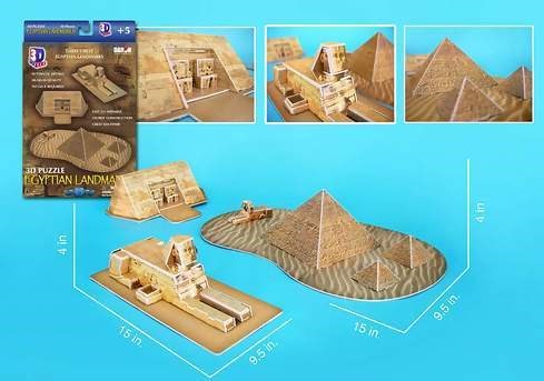 Egyptian Landmarks 38pc 3D Puzzle