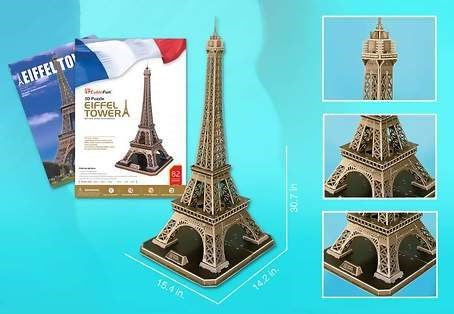 82pc Eiffel Tower 3D Puzzle
