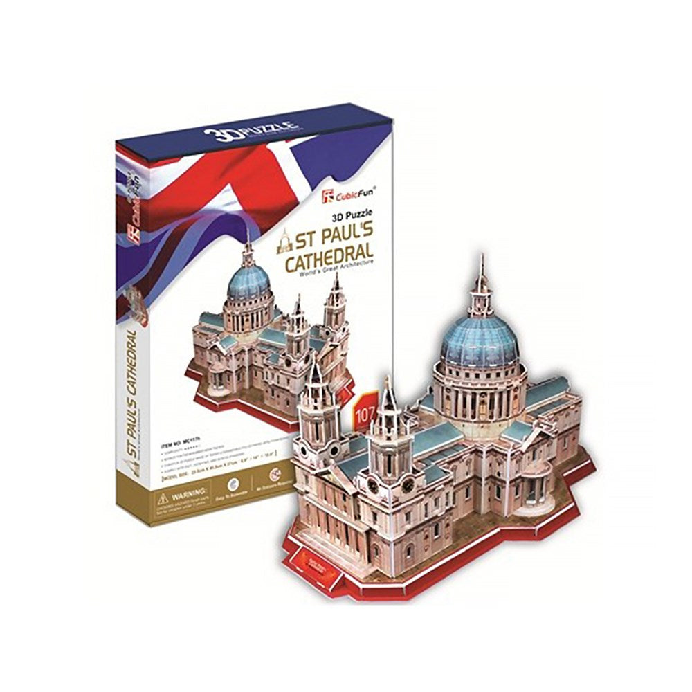 107pc 3D Puzzle St. Pauls Cathedral