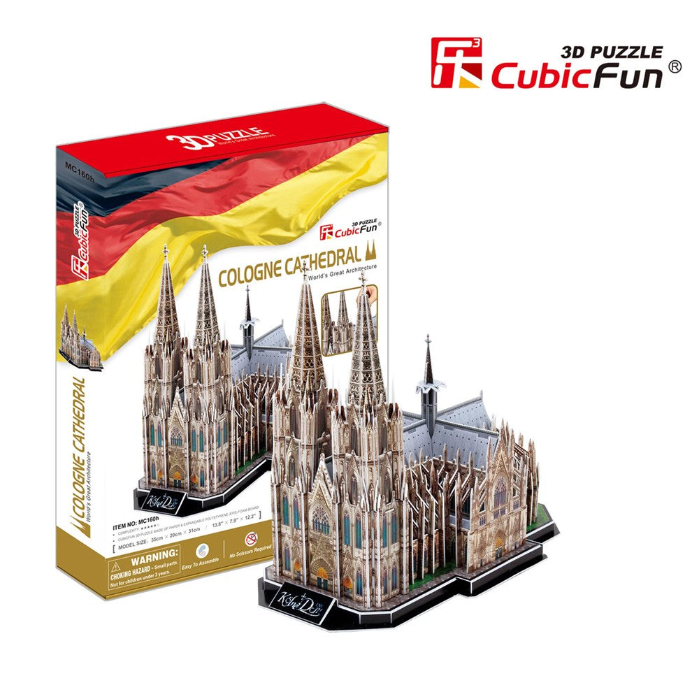179pc 3D Puzzle Cologne Cathedral