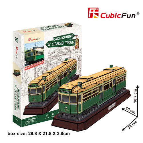 Cubic Fun 3D Melbourne W Class Tram – Hobbyco