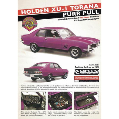 1/18 Holden XU1 Torana   Purr Pull