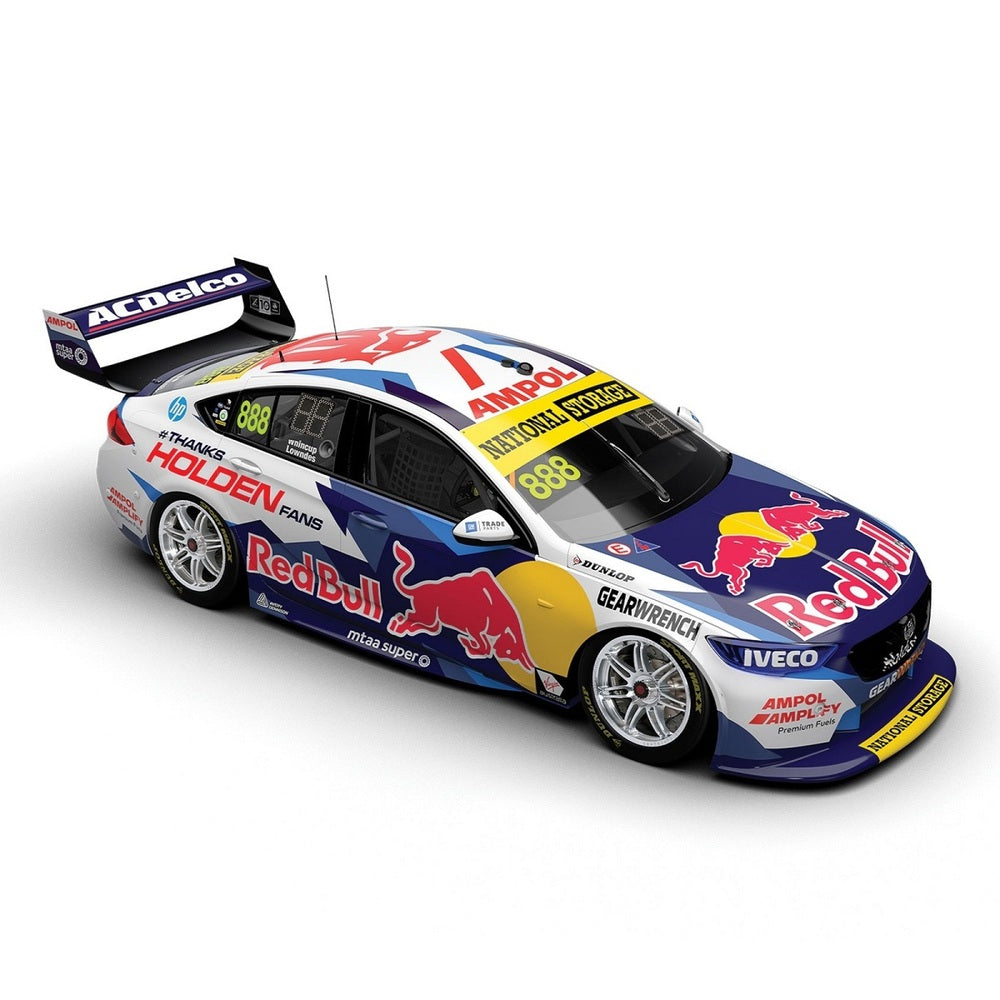 1/18 Jamie Whincup and Craig Lowndes Final Factory Holden Supercar Red Bull Holden Racing Team Holde