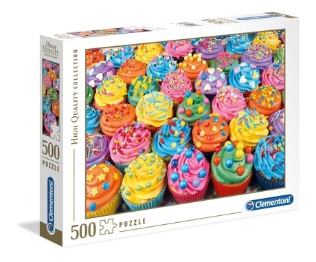 500pc Colourful Cupcakes