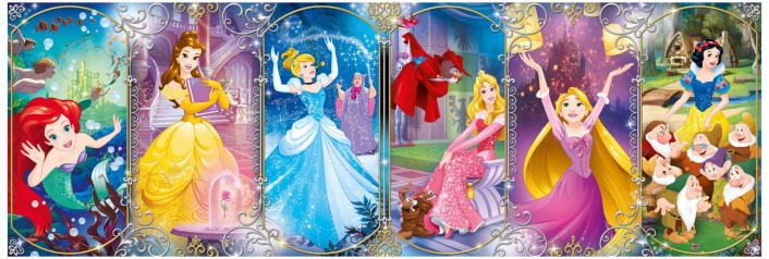 1000pc Disney Princesses Panorama