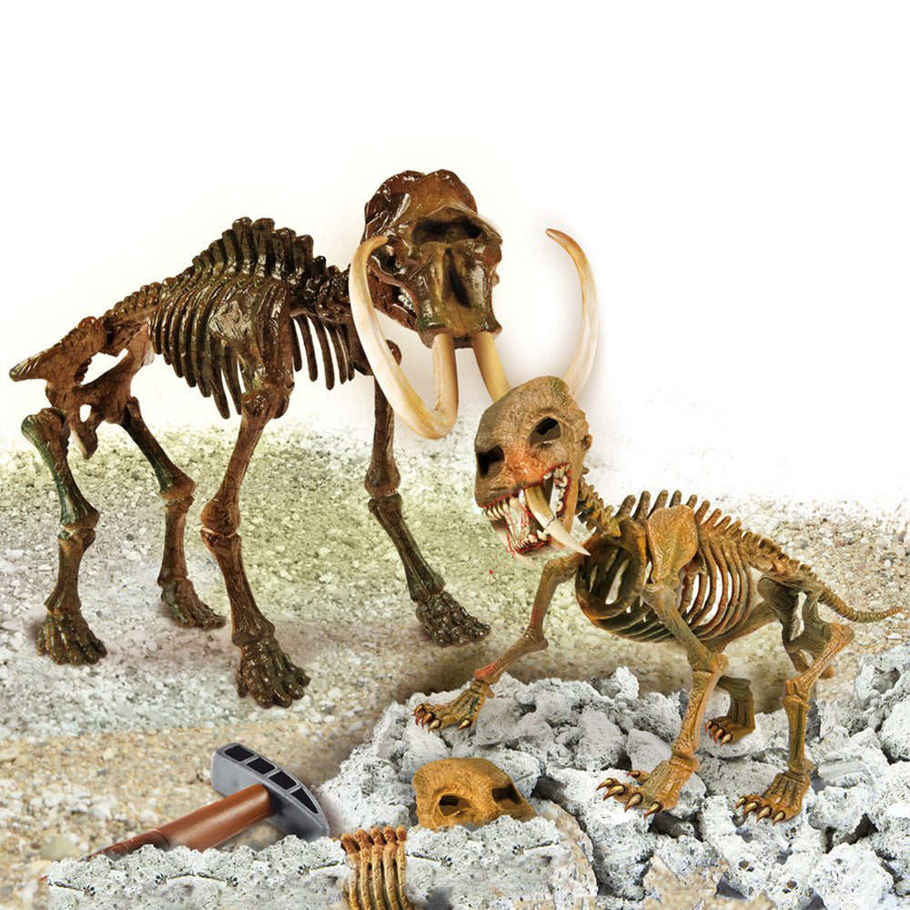 Smilodon and Mammoth