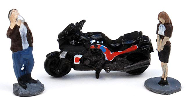 1/144 Motorcycle Figure Set