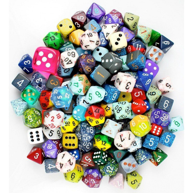 16mm Dice Assorted Colours