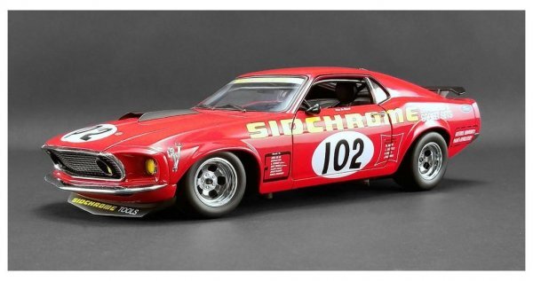 1/18 1969 Ford Boss 302 #102 Jim Richards Sidchrome Racing
