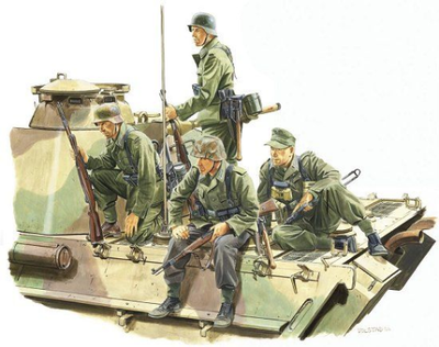 6156 1/35 Panzer Rider Plastic Model Kit