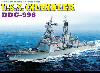 7026 1/700 U.S.S. Chandler DDG996 Plastic Model Kit