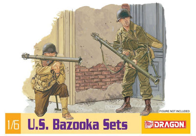 75008 1/6 U.S. Bazooka Sets Plastic Model Kit