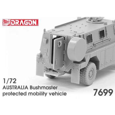 7699 1/72 Bushmaster Protected Mobility Vehicle Plastic Model Kit  Aus Decals