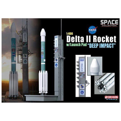 1/400 Delta II w/Launchpad