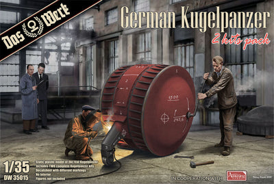 35015 1/35 German Kugelpanzer double pack 2 pcs Plastic Model Kit