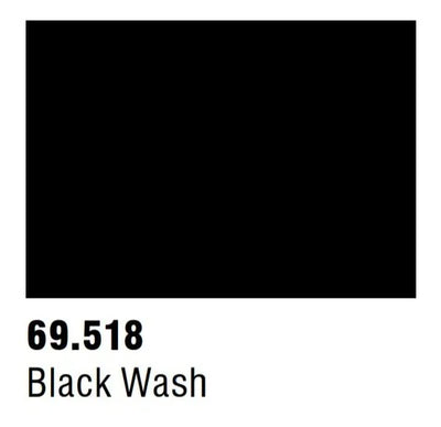 69518 Mecha Colour Black Wash 17ml Acrylic Paint