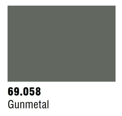 69058 Mecha Colour Gunmetal 17ml Acrylic Airbrush Paint